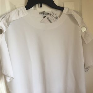 NWT ZARA WHITE BLOUSE